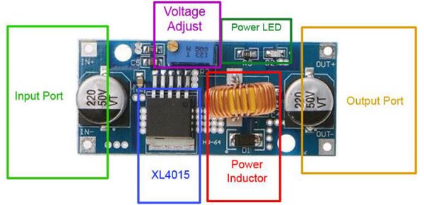 DC-DC XL4015 REDUCTOR 5A - Imagen 3
