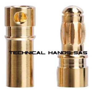 Conector Banana Plug 3.5 Esc Motor Bruslhess Avion Drone Rc