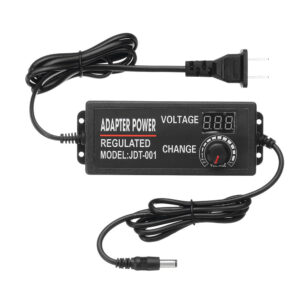 ADAPTADOR DE CORRIENTE AJUSTABLE 3-12V, 5A, 60W, CA/CC