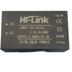 Mini Fuente Regulador Voltaje HLK-PM03 AC-DC 220V a 3.3V