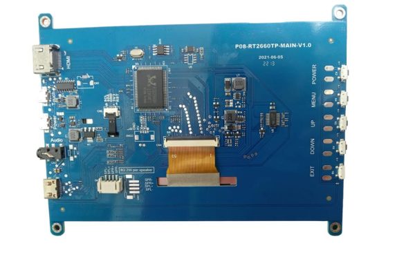 PANTALLA RASPBERRY  7" TACTIL CAPACITIVA  HDMI   AJUSTABLE