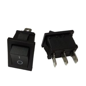 Interruptor grande negro de encendido y apagado