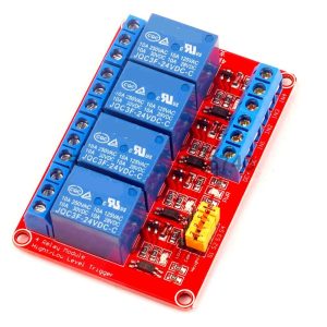 Módulo de relé electrónico de 24V y 4 canales