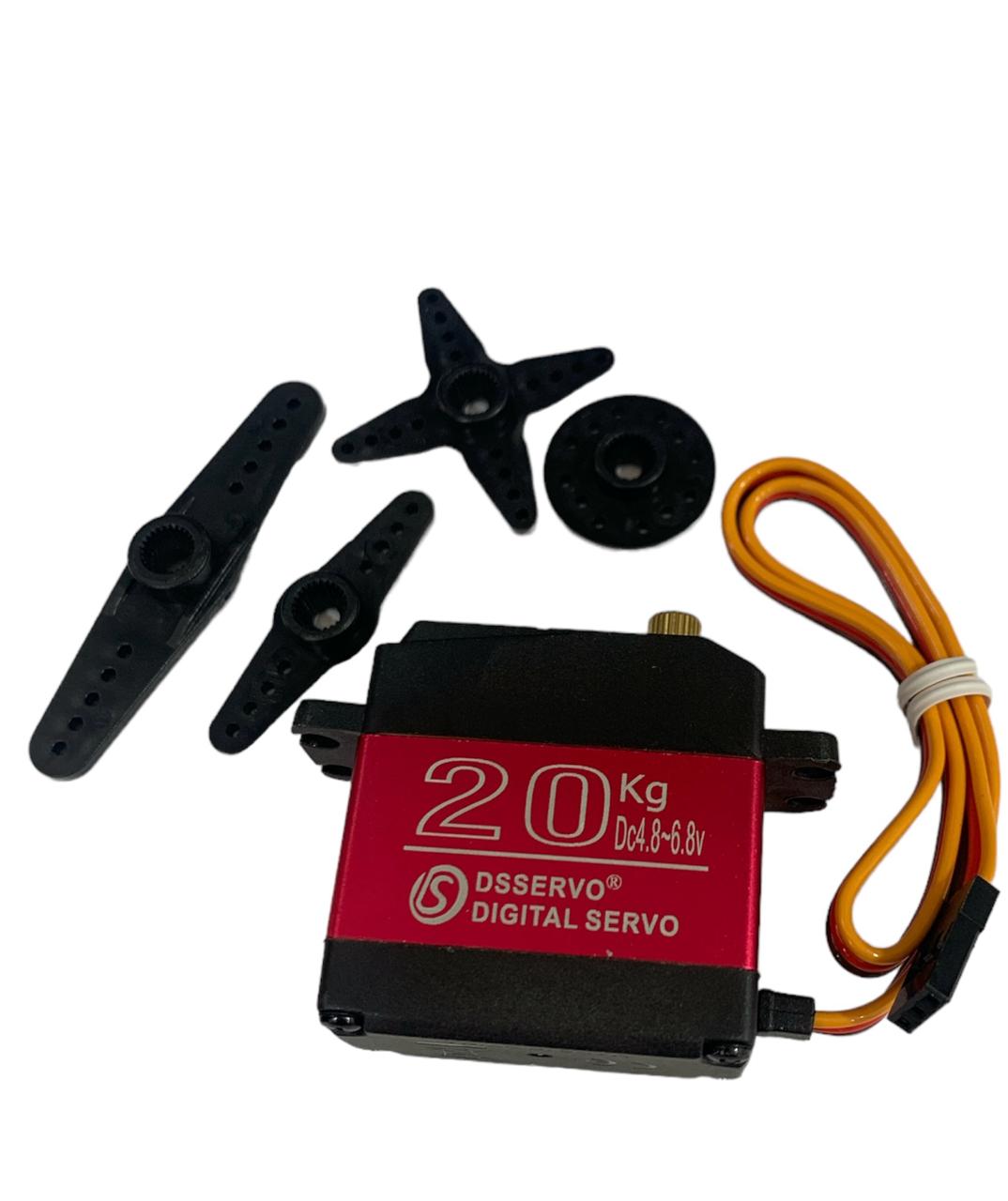 servo Digital de engranaje de Metal, resistente al agua, TD-8120MG, 20kg 4,8-6.8V