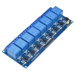 Módulo de relé electrónico de 5V y 8 canales
